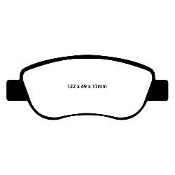 EBC Blackstuff Bremsbelägeoptimierter Austauschbremsbelag - DPX2045