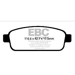 EBC Greenstuff BremsbelägeAramid Bremsbelag für mehr Bremskraft - DP22066