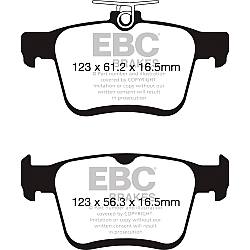 EBC Bluestuff NDX EBC RennbremsbelägeFür Rennen und Langstreckenrennen - DP52153NDX