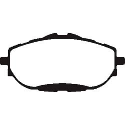 EBC Blackstuff Bremsbelägeoptimierter Austauschbremsbelag - DPX2176