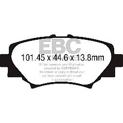 EBC Blackstuff Bremsbelägeoptimierter Austauschbremsbelag - DPX2186