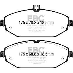 EBC Greenstuff BremsbelägeAramid Bremsbelag für mehr Bremskraft - DP22214