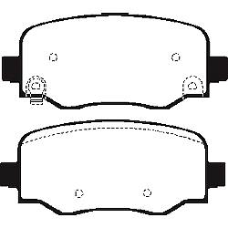 EBC Greenstuff BremsbelägeAramid Bremsbelag für mehr Bremskraft - DP22237