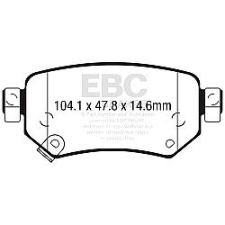 EBC Blackstuff Bremsbelägeoptimierter Austauschbremsbelag - DPX2287