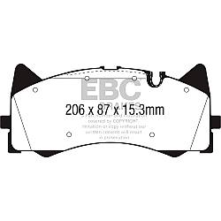EBC Yellowstuff BremsbelägeHigh End Lösung für schnelle Straßenfahrzeuge - DP42298R