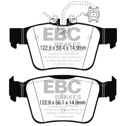 EBC Greenstuff BremsbelägeAramid Bremsbelag für mehr Bremskraft - DP22315