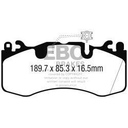 EBC Yellowstuff BremsbelägeHigh End Lösung für schnelle Straßenfahrzeuge - DP42336R