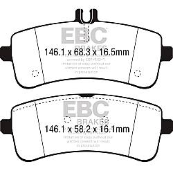 EBC Yellowstuff BremsbelägeHigh End Lösung für schnelle Straßenfahrzeuge - DP42350R