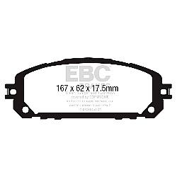 EBC Greenstuff Bremsbeläge 6000er SerieFür SUV und 4&4 Fahrzeuge - DP63030