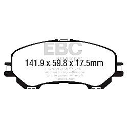 EBC Greenstuff Bremsbeläge 6000er SerieFür SUV und 4&4 Fahrzeuge - DP63032