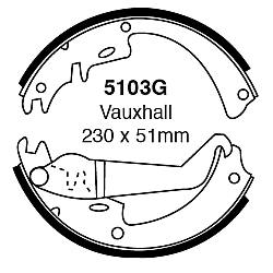 EBC Premium Bremsbacken - 5103G