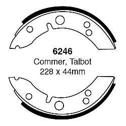 EBC Bremsbacken VA - 6246