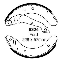 EBC Premium Bremsbacken - 6324