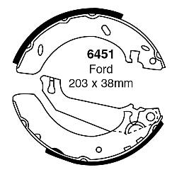 EBC Premium Bremsbacken - 6451