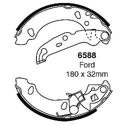 EBC Premium Bremsbacken - 6588