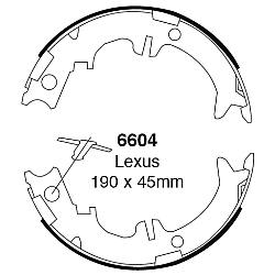 EBC Premium Handbremsbacken - 6604