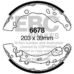 EBC Premium Bremsbacken - 6678