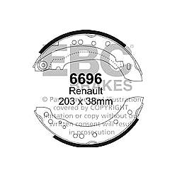 EBC Premium Bremsbacken - 6696