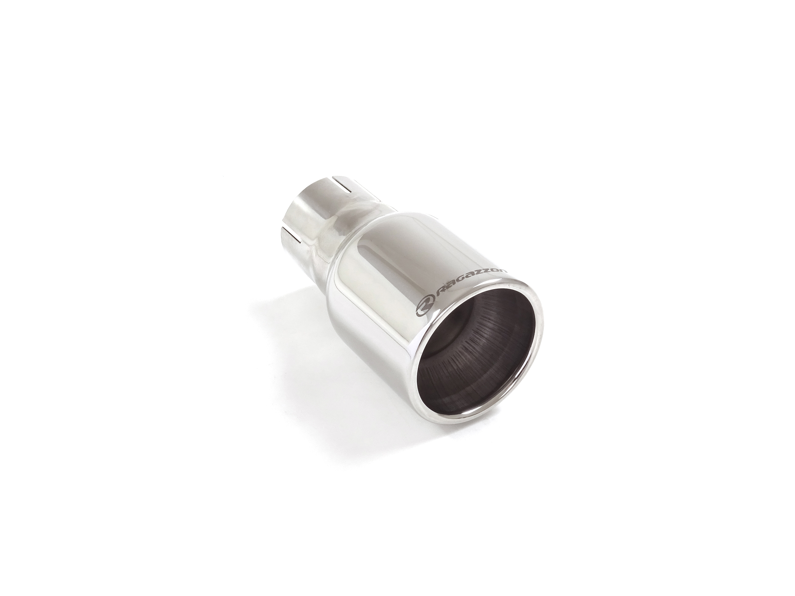 Universal Endrohre Endrohr 90 mm rund inox mit Eingangsrohr-innenØ 60 mm - Länge 160 mm, für RO.90