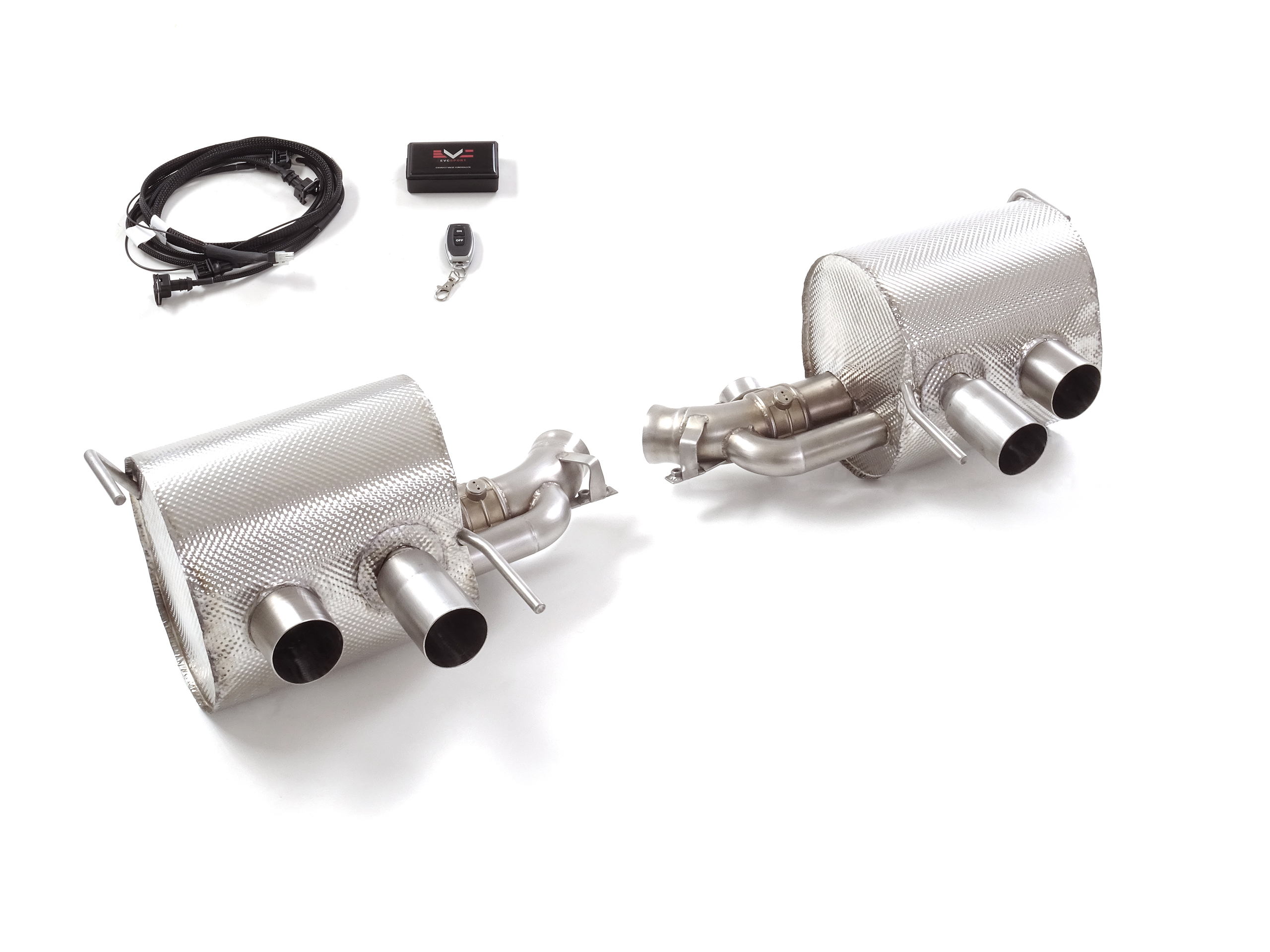 Ferrari FF Endschalldämpfer inox rechts/links für die original ästhetische Endröhre, für 6.3 V12 (486kW) 2011>>2016