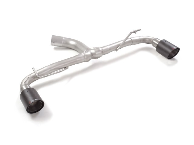 Toyota GR Yaris 2020>> Endrohren Gruppe N inox rechts/links mit je ER 100 mm rund Carbon Shot, für GR-Four 1.6 (192kW) 2020>>