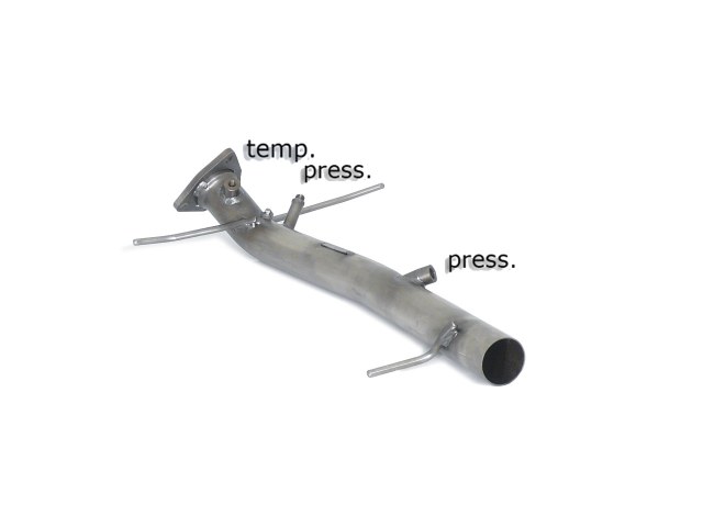 Land Rover Freelander2 (typ LF) Partikelfilter-Ersatzrohr Gruppe N inox     , für 2.2Td4 (110 / 140kW) 2010>>2014