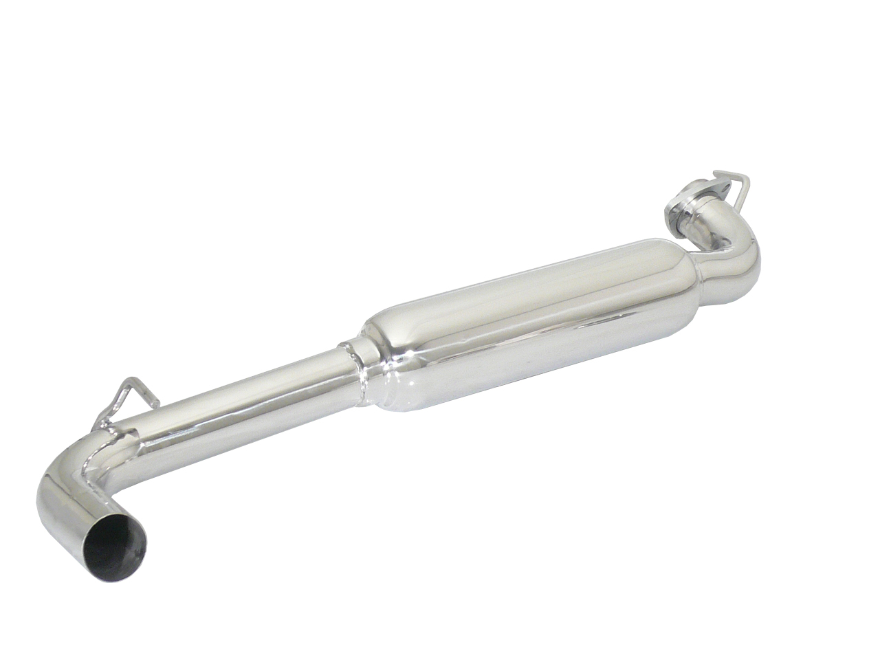 Lancia Delta Endschalldämpfer Gruppe A inox mit ER 70 mm rund, für 2.0 Turbo HF Integrale 16V (144 / 147kW) ø70mm 1989>>1991