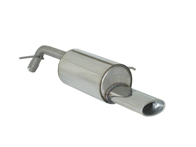 Peugeot 207 Endschalldämpfer inox mit ER 115x70 mm oval, für 1.6 16V THP (110Kw) 05/2006>>