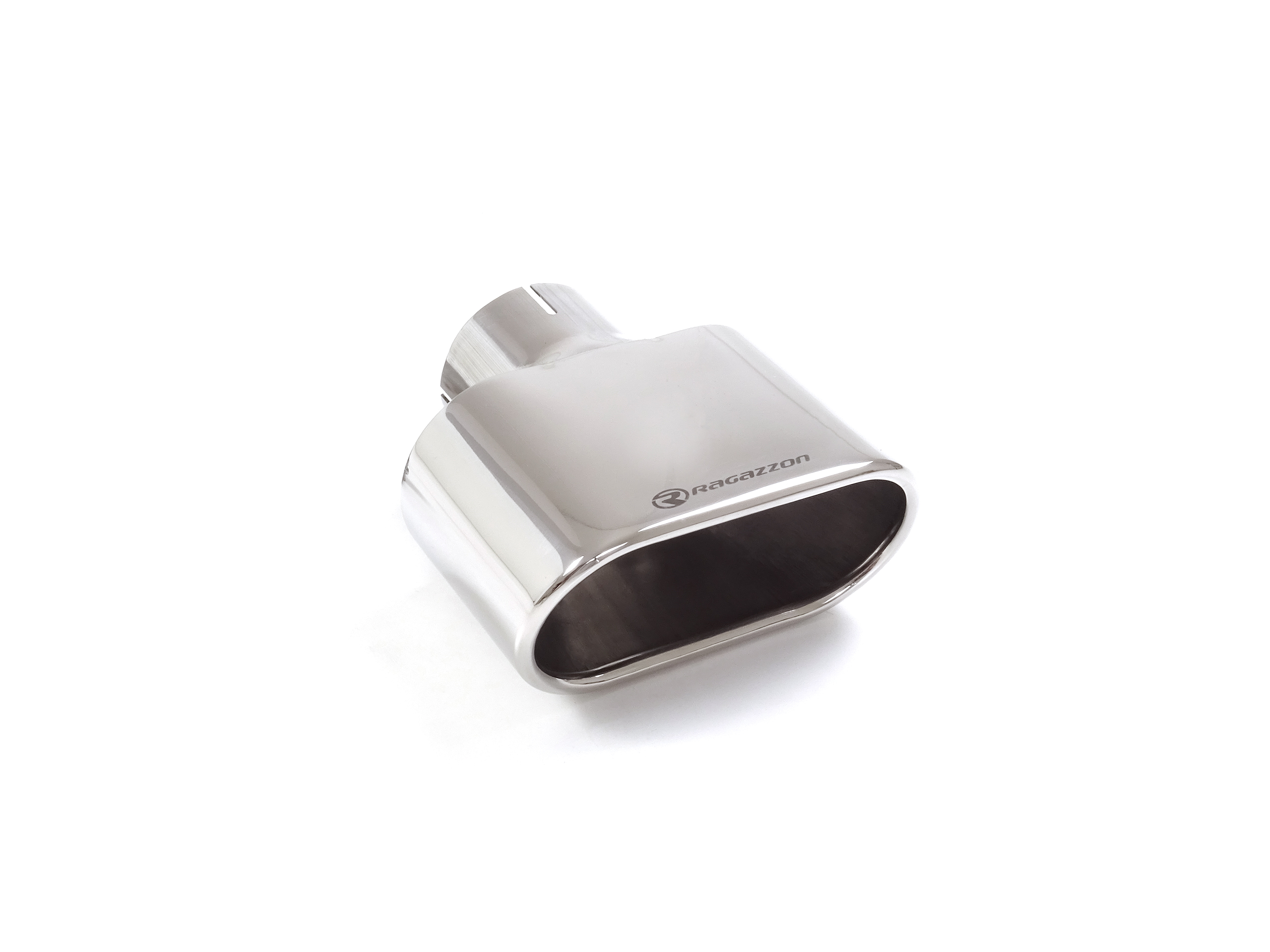 Universal Endrohre Endrohr 157x80 mm oval Sport Line inox, für OV.157x80