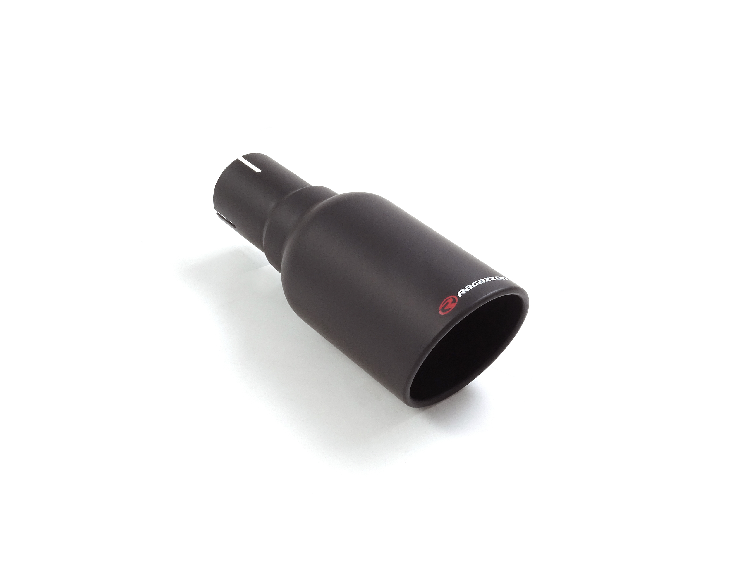 Universal Endrohre Endrohr 90 mm rund Sport Line Black inox, für RO.90
