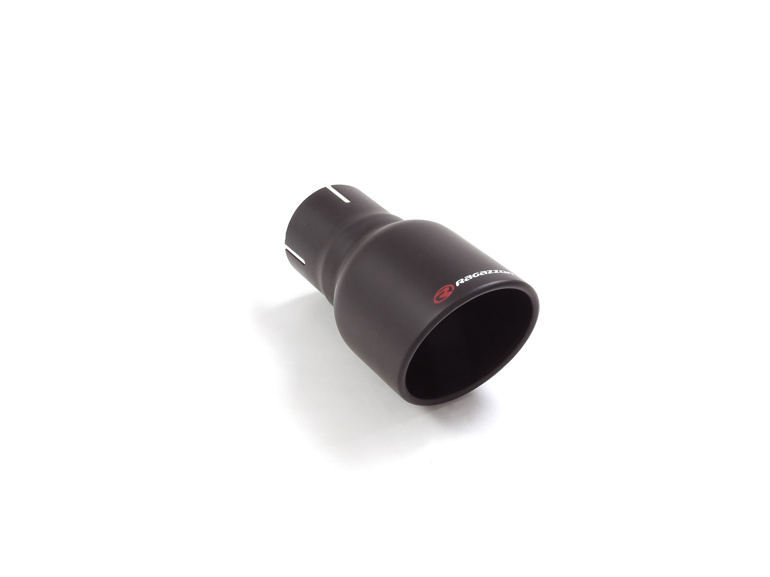 Universal Endrohre Endrohr 90 mm rund Sport Line Black inox, für RO.90
