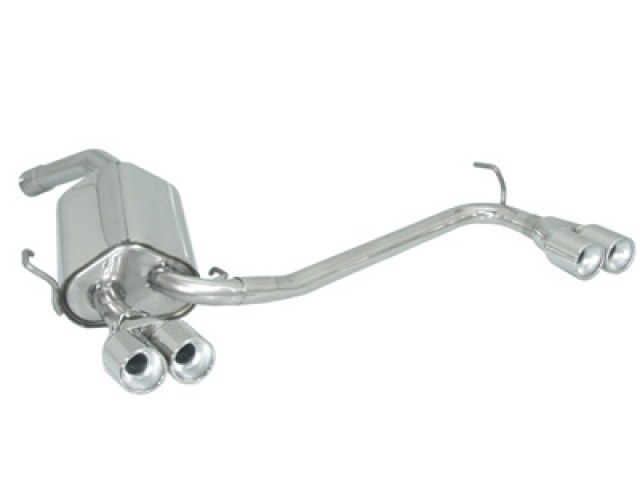 Alfa Romeo GT(937) 2003>>2010 Endschalldämpfer inox rechts/links mit je ER 2x80 mm rund versetzt - Anpassung der originalen Heckschürze erforderlich, für 3.2 V6 24V (177kW) 2004>>