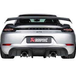 Porsche 718 Cayman GT4 / Spyder 2020 Slip-On Race Line (Titanium) #S-PO/TI/18/1