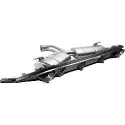 Volkswagen Golf (VII) GTI 2013 Rear Carbon Fiber Diffuser #DI-VW/CA/1