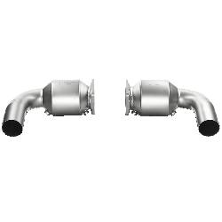 Porsche 911 Turbo/Turbo S (997 FL) 2010 Link pipe set (100 cpsi cats, Titanium) #L-PO997TFLS-100