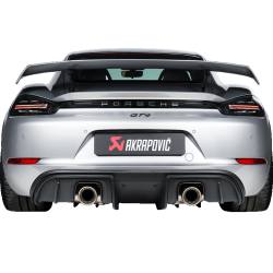 Porsche 718 Cayman GTS 4.0 / Boxster GTS 4.0 - OPF/GPF 2020 Tail pipe set (Titanium) #TP-T/S/27