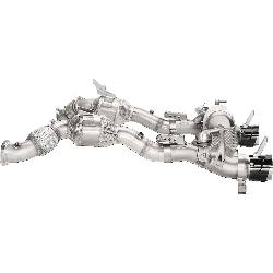 Ferrari 488 GTB/488 Spider 2016 Link Pipe Set w Cat (SS) #L-FE/SS/1