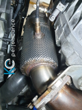 Ke-P / HJS Tuning legale Downpipe Honda Civic Type R FK2 90816010 eintragbar 76mm