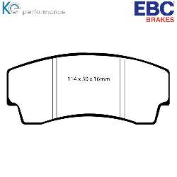 EBC Bluestuff NDX EBC RennbremsbelägeFür Rennen und Langstreckenrennen - DP5008NDX
