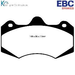 EBC Yellowstuff BremsbelägeHigh End Lösung für schnelle Straßenfahrzeuge - DP4042R