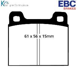 EBC Greenstuff BremsbelägeAramid Bremsbelag für mehr Bremskraft - DP2104