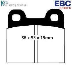EBC Greenstuff BremsbelägeAramid Bremsbelag für mehr Bremskraft - DP2105