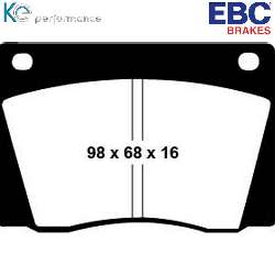 EBC Greenstuff BremsbelägeAramid Bremsbelag für mehr Bremskraft - DP2108