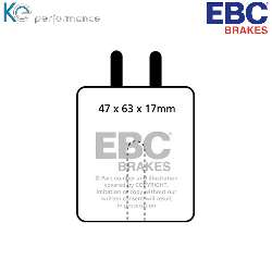 EBC Bluestuff NDX EBC RennbremsbelägeFür Rennen und Langstreckenrennen - DP5120NDX