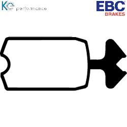 EBC Blackstuff Bremsbelägeoptimierter Austauschbremsbelag - DP131