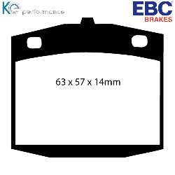 EBC Blackstuff Bremsbelägeoptimierter Austauschbremsbelag - DP286