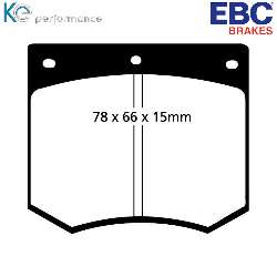 EBC Bluestuff NDX EBC RennbremsbelägeFür Rennen und Langstreckenrennen - DP5291NDX