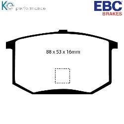 EBC Greenstuff BremsbelägeAramid Bremsbelag für mehr Bremskraft - DP2298
