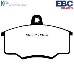 EBC Blackstuff Bremsbelägeoptimierter Austauschbremsbelag - DP310