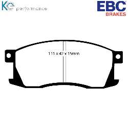 EBC Blackstuff Bremsbelägeoptimierter Austauschbremsbelag - DP344